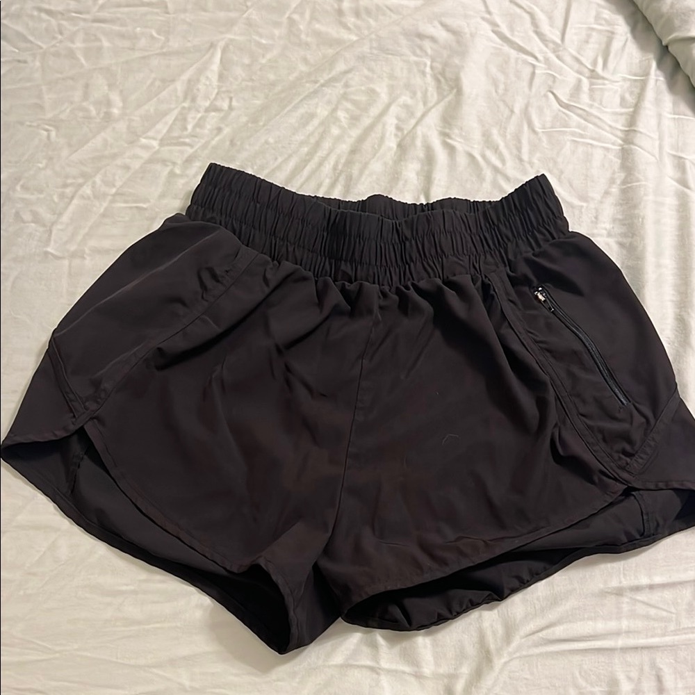 Women's Black Athletic Shorts